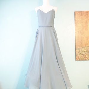 Jenny Yoo Collection Dusky Blue Dress